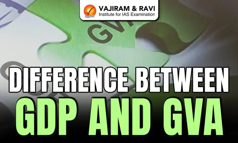 Difference between GDP and GVA