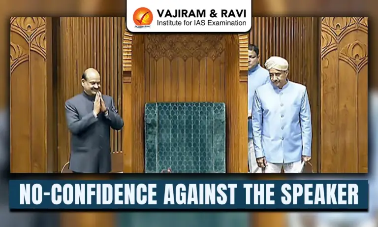 No-Confidence Against the Speaker