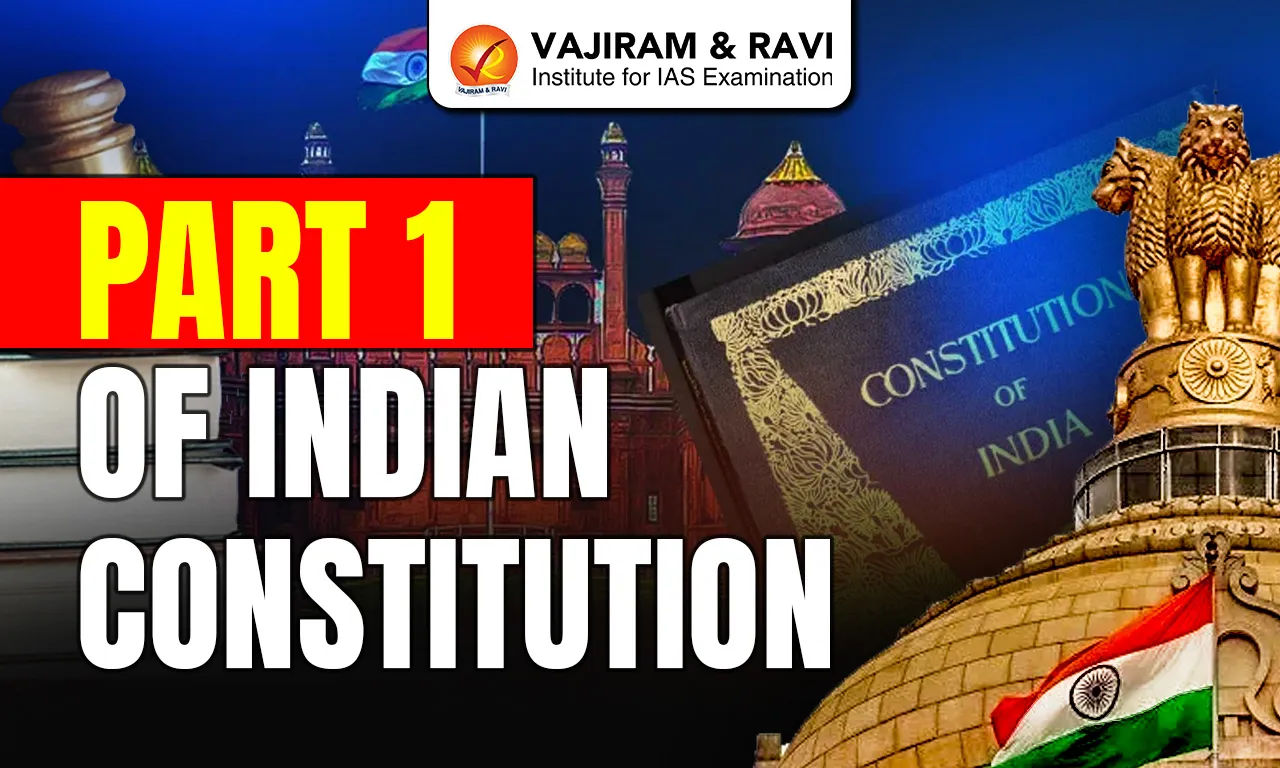 Part 1 of Indian Constitution