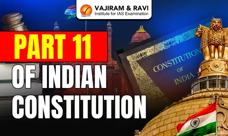 Part 11 of Indian Constitution