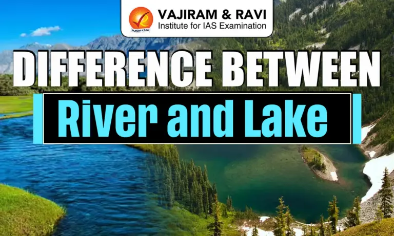 Difference between River and Lake