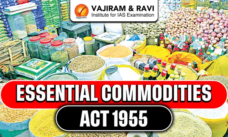 Essential Commodities Act 1955