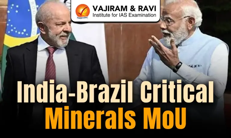 India–Brazil Critical Minerals MoU
