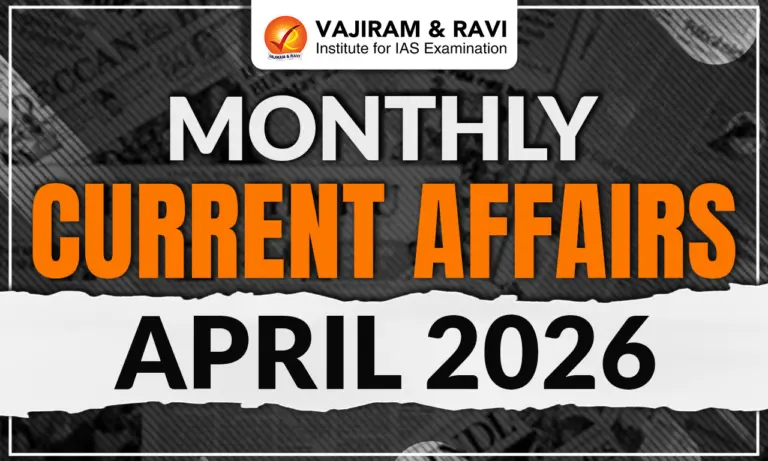 Monthly Current Affairs April 2026