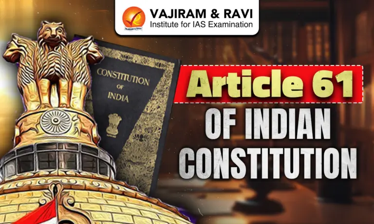 Article 61 of Indian Constitution
