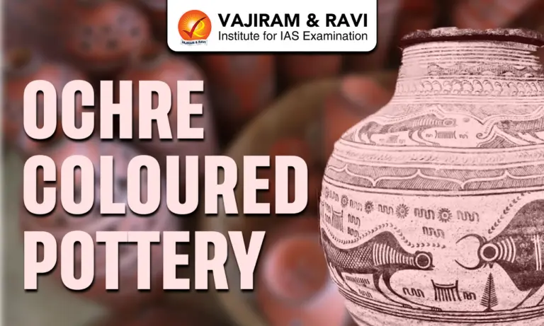 Ochre Coloured Pottery