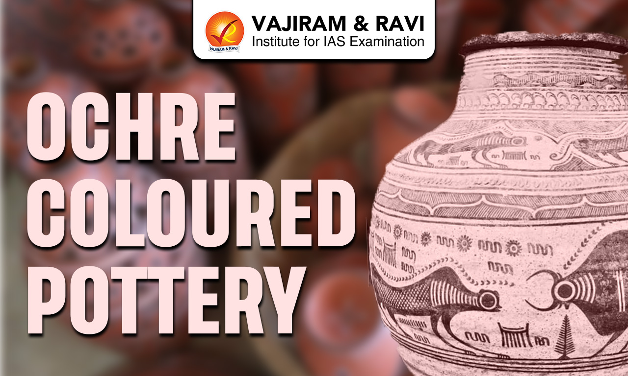 Ochre Coloured Pottery