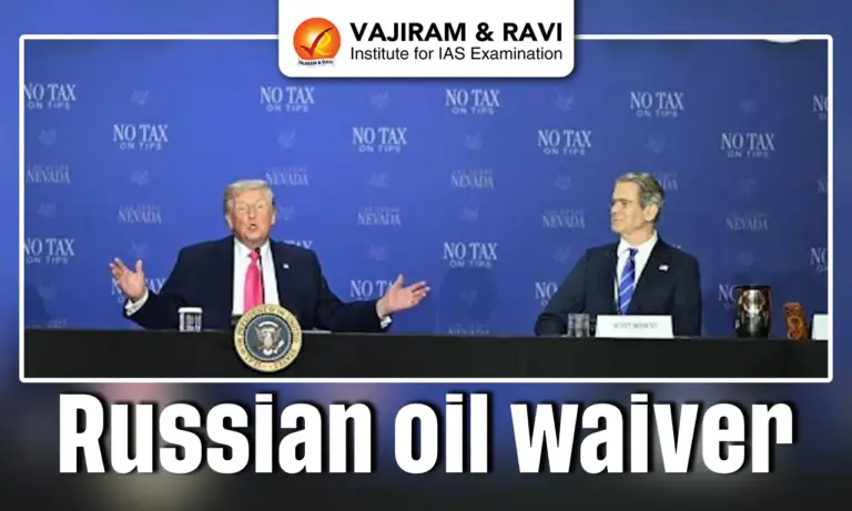 Russian Oil Waiver