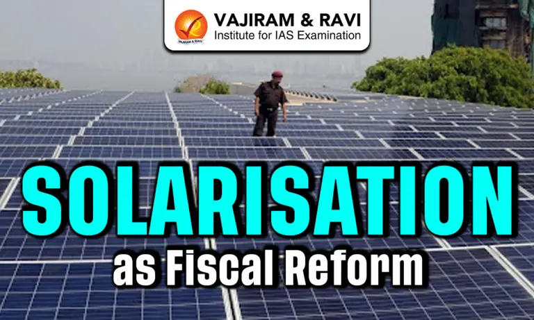 Solarisation as Fiscal Reform
