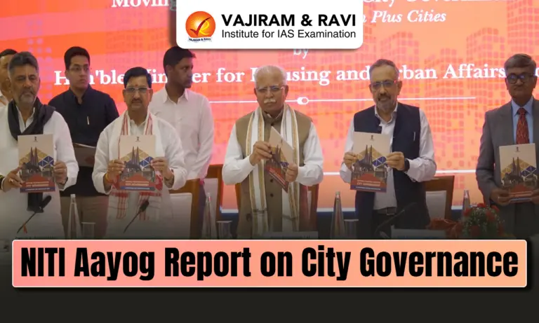 NITI Aayog Report on City Governance