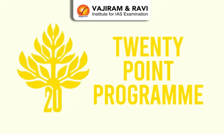Twenty Point Programme