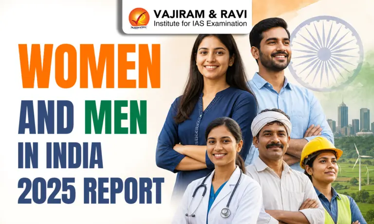 Women and Men in India 2025 Report