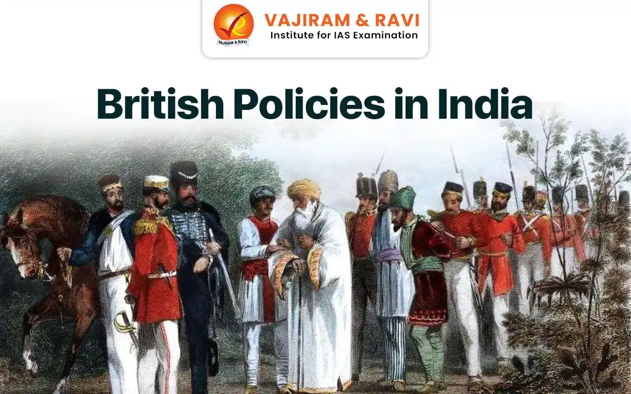 British Policies in India, Economic, Social & Cultural Policies