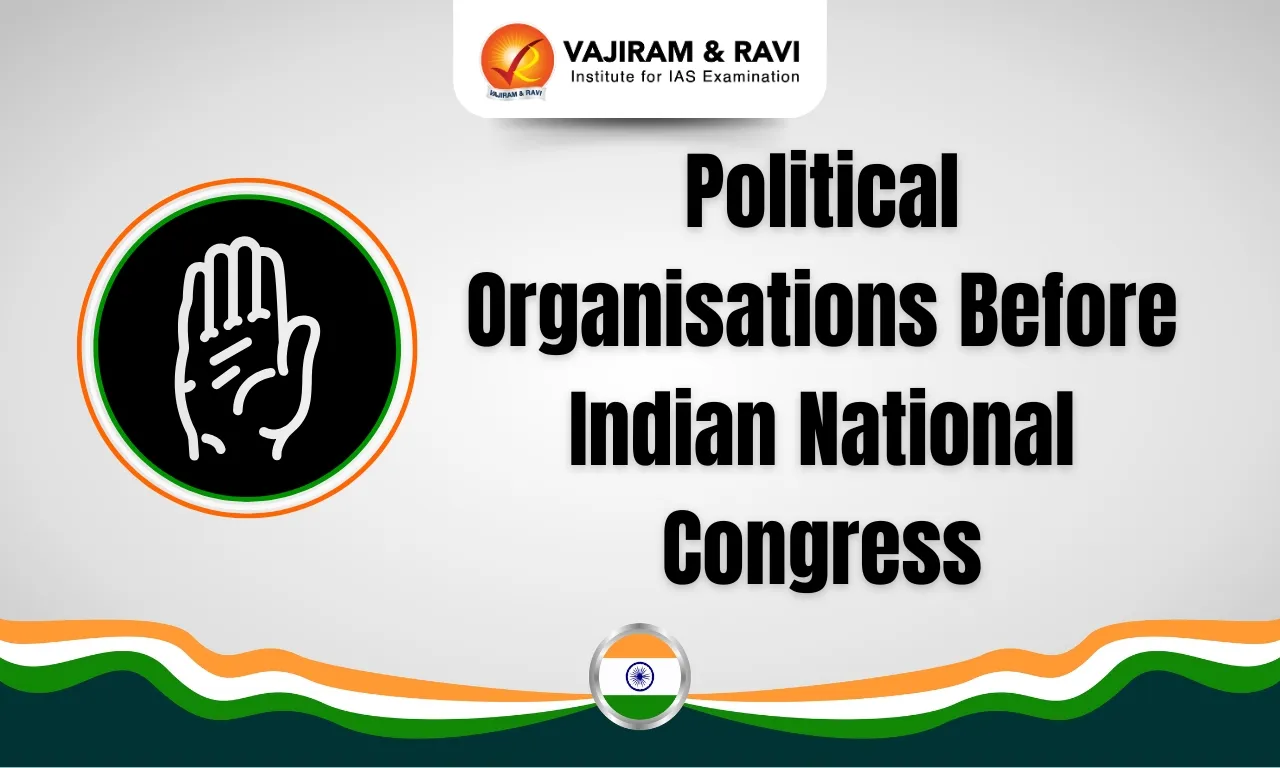 Political Organisations Before Indian National Congress