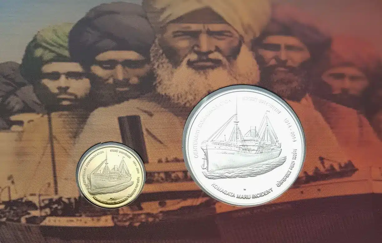 Centenary Coins of Komagata Maru Incident issued by Indian Government