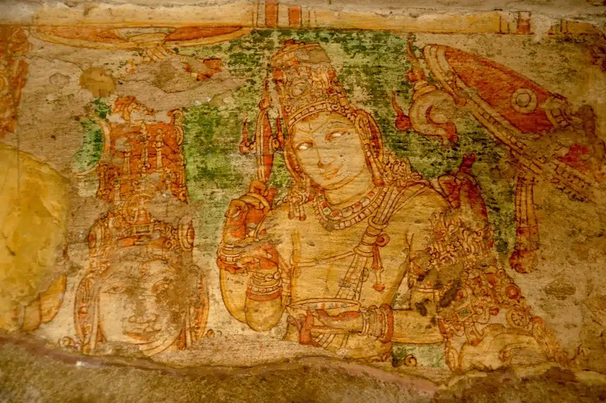 Pallava painting, Kanchipuram