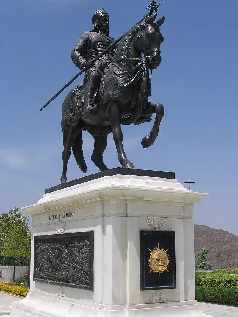 Statue of Maharana Pratap at Udaipur commemorating Battle of Haldighati