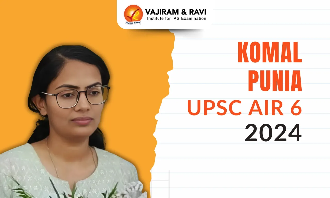 KOMAL PUNIA Parag UPSC AIR 6 2024