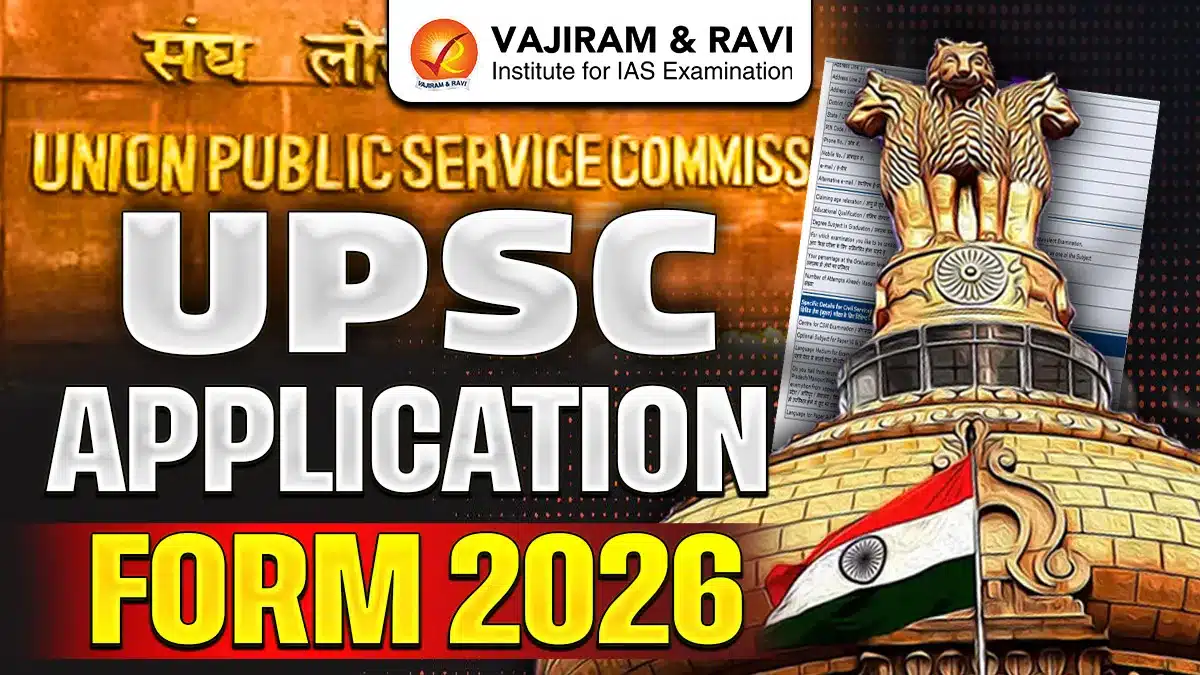 UPSC Application Form 2026