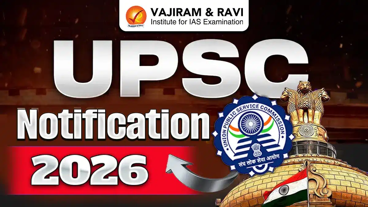 UPSC Notification 2026