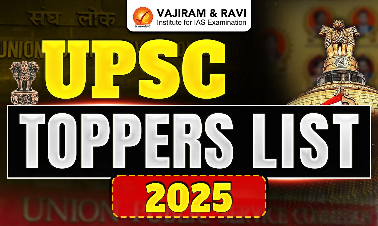 UPSC Toppers List 2025